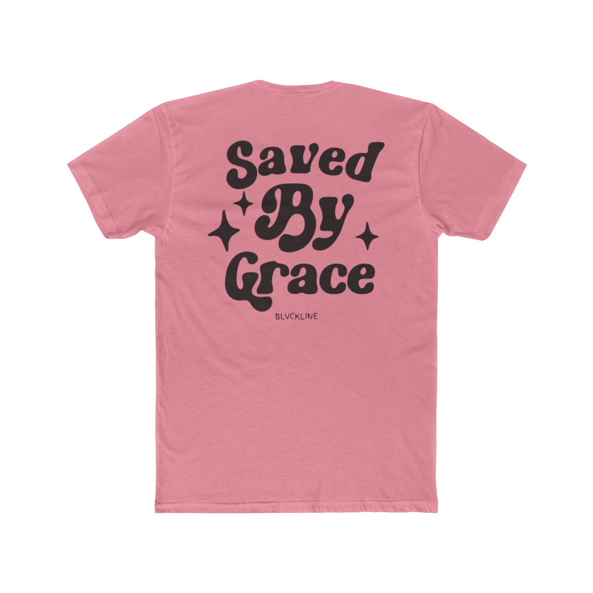 BLVCKLINE “Saved By Grace” Cotton Crew Tee