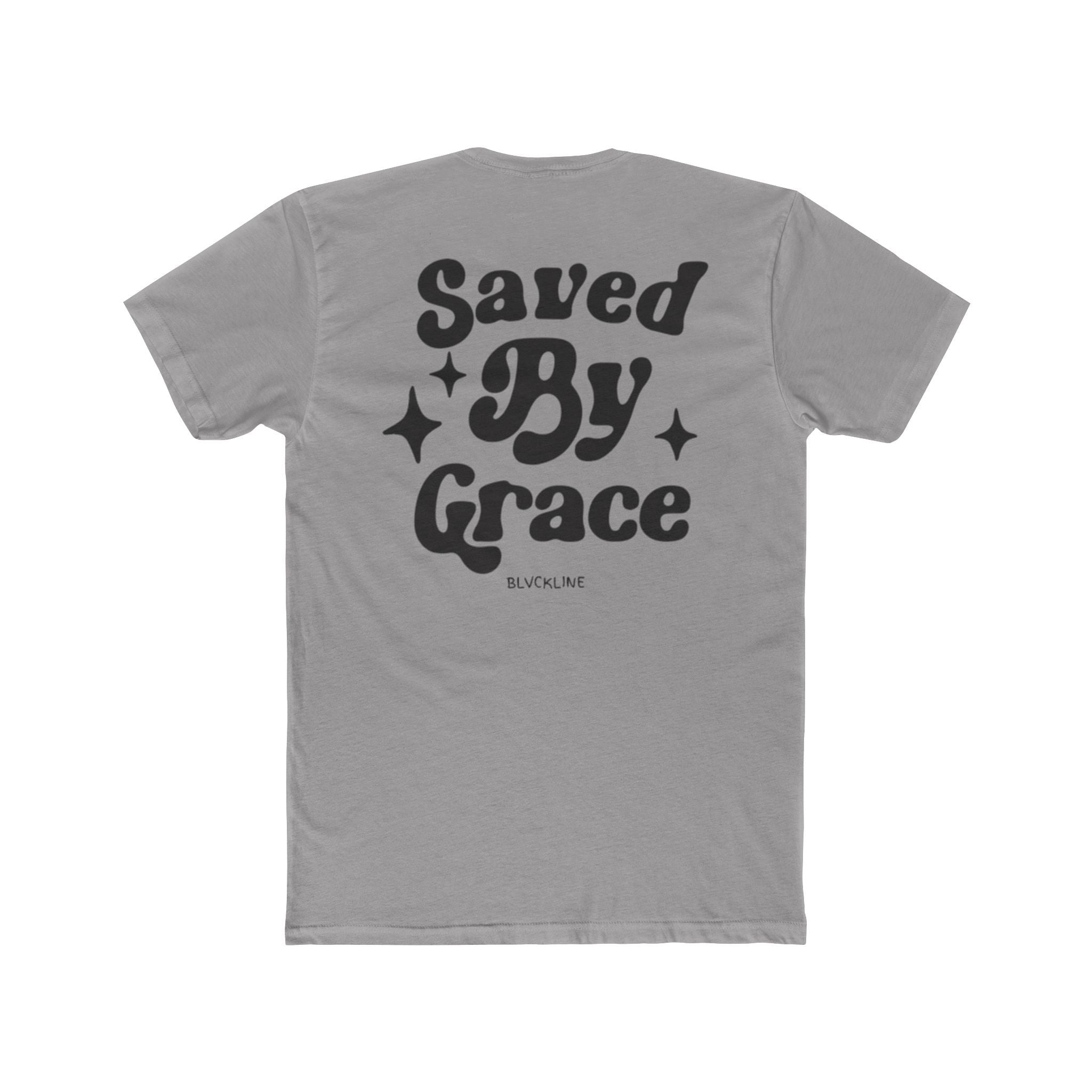 BLVCKLINE “Saved By Grace” Cotton Crew Tee