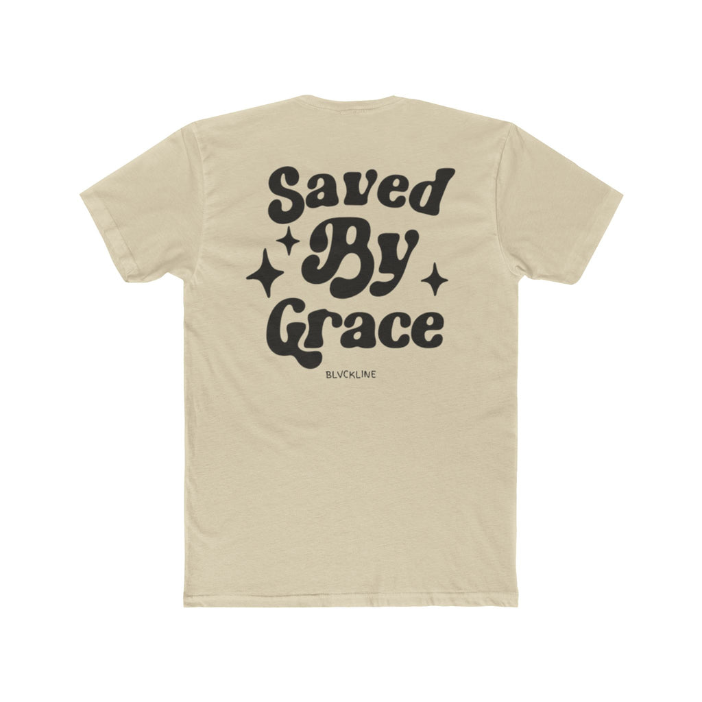 BLVCKLINE “Saved By Grace” Cotton Crew Tee